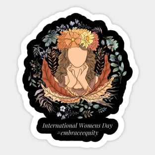 international women's day 2023 embrace equity 2023 Sticker